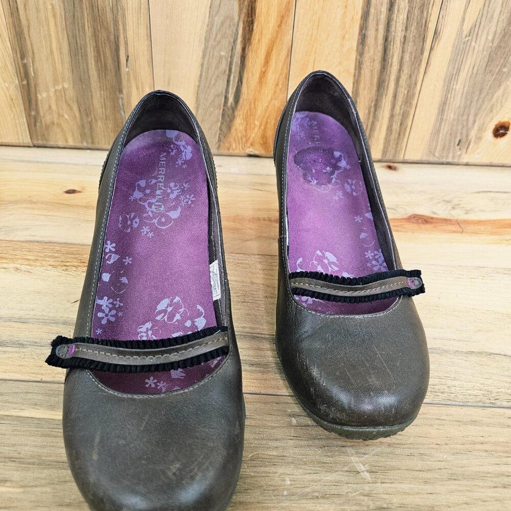 MERRELL Mary Jane Wedge Heel Shoes